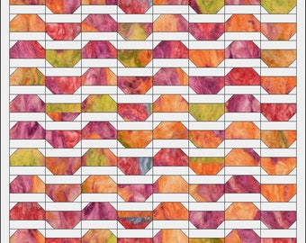 Half-Stop Quilt Pattern (PDF Digital Download)
