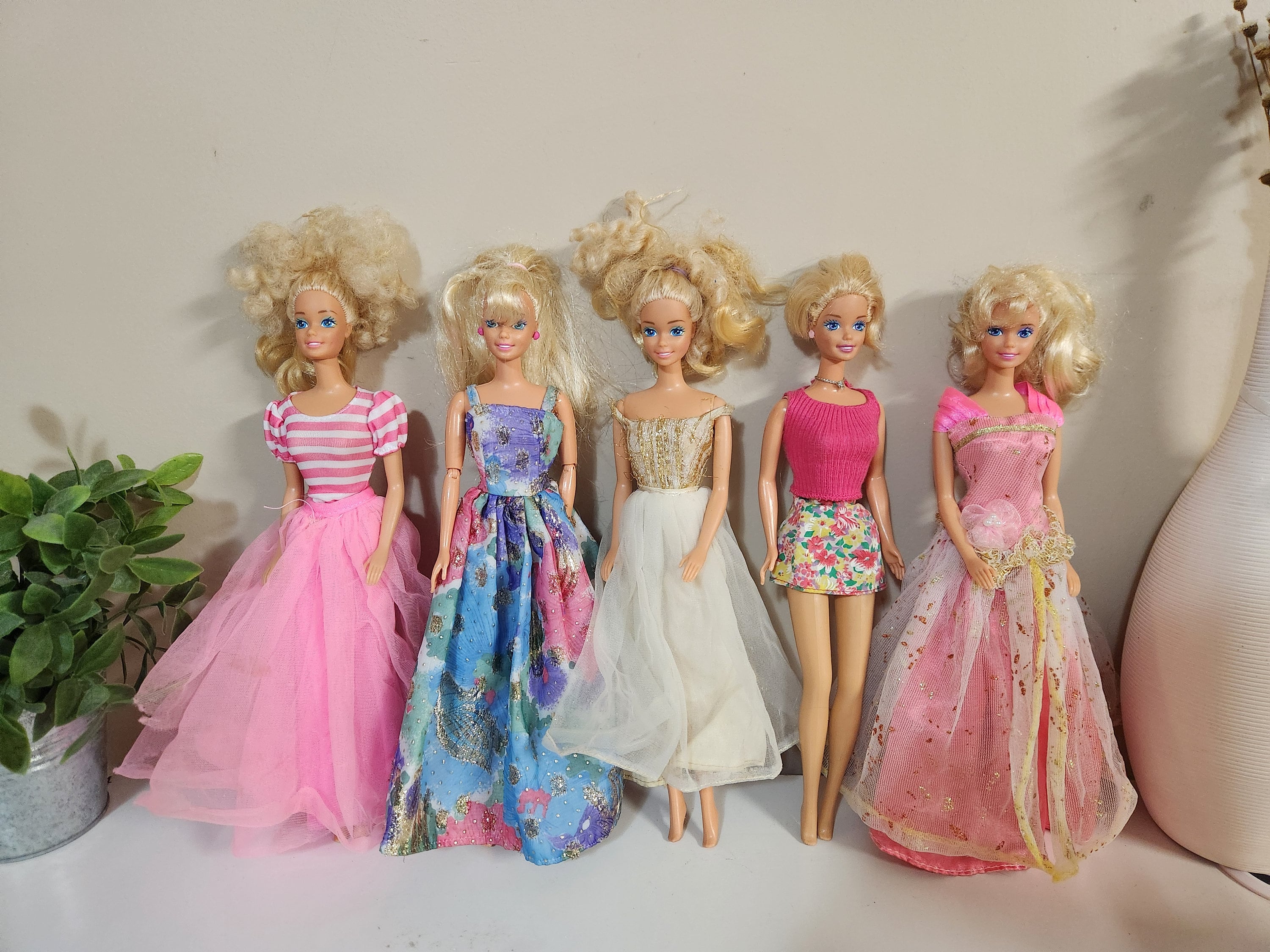 ヴィンテージ バービー人形 ロット | 5 個セット | 1970 年代、80 年代