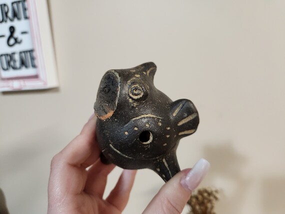 ヴィンテージ コスタリカ プレコロンビアン 鳥 陶器 ホイッスル