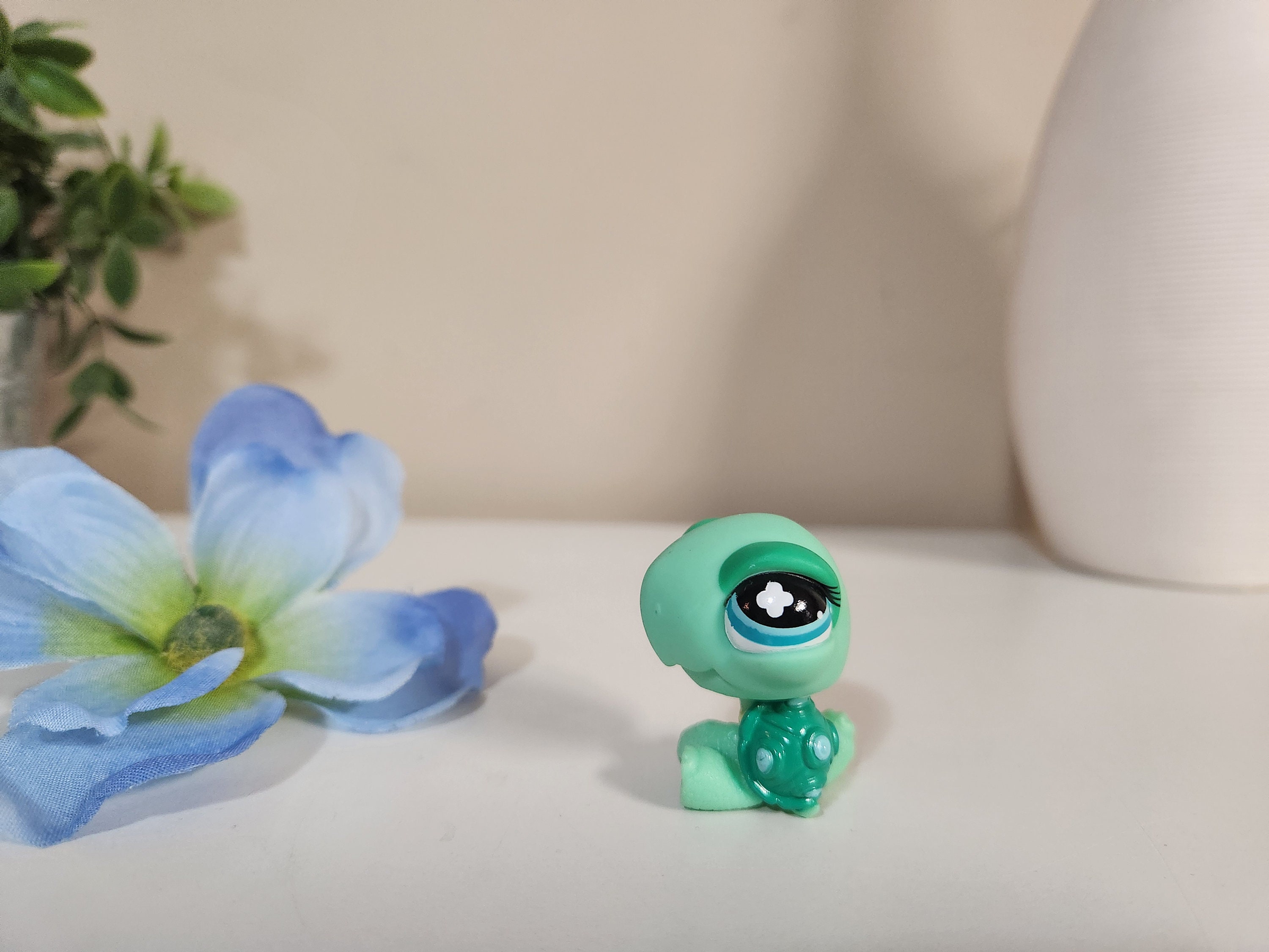Figurine Littlest Pet Shop LPS - Tortue 566 Hasbro - Occasion - Pour Collection Ou Jeu