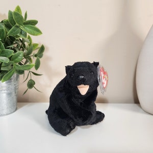 Ty Beanie Baby - Cinders The Black Bear (5.5 in) Beanie Babies