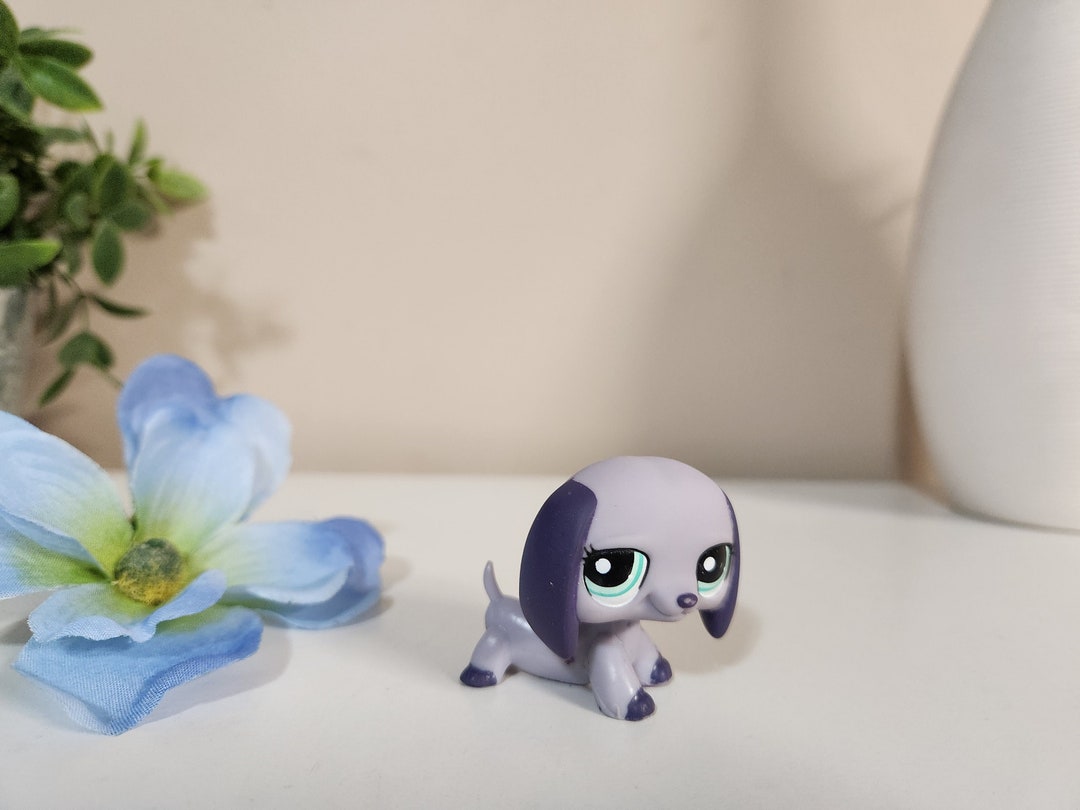 Figurine Littlest Pet Shop Teckel N°1367 - Hasbro - Occasion