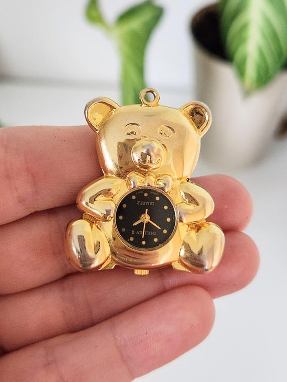 LONDON GOLD テディベア ヴィンテージ ゴールデン II テディベア ゴールドフィルド クォーツ