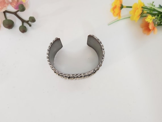 Twisted Cuban Link Chain Multi-Layer Cuff Bracele… - image 2
