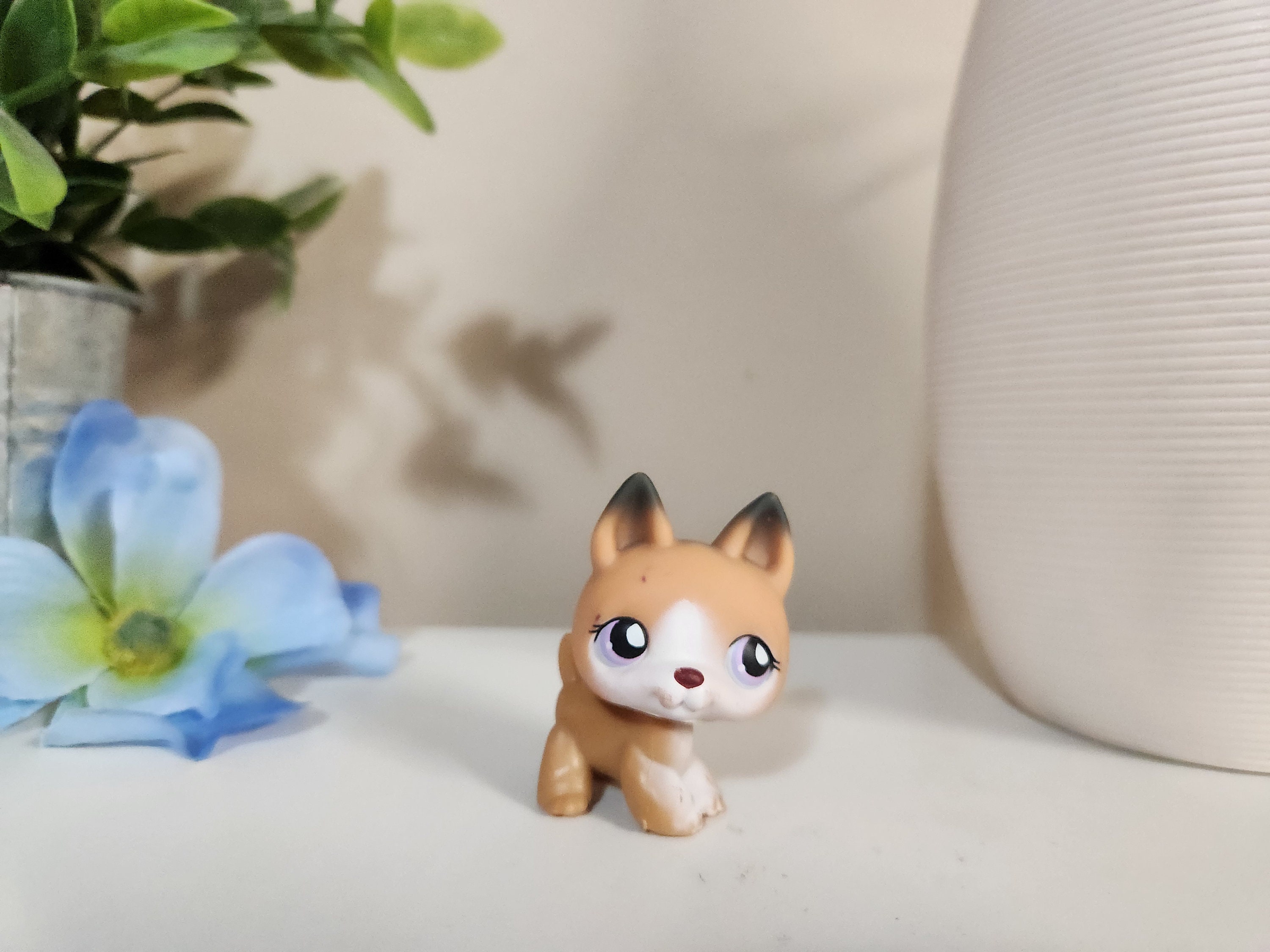 Figurine Littlest Pet Shop (LPS) Chien Berger Allemand #112 – Occasion – Collection