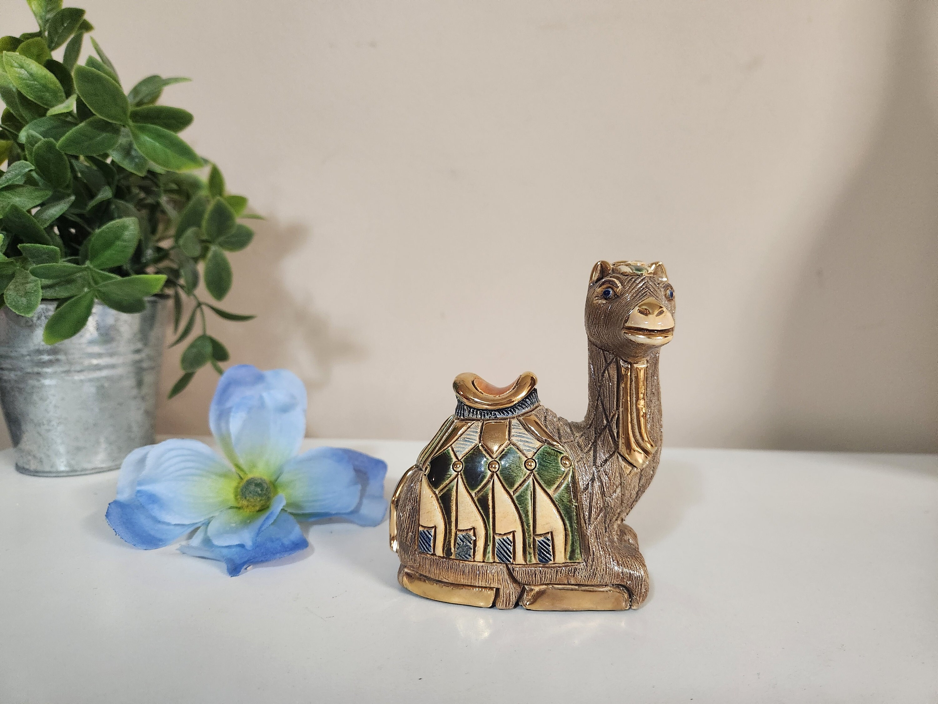 ビンテージアーテサニア・リンコナダ ハンドメイド トラ 親子　ウルグアイ ウルグアイで手作りされたヴィンテージ アルテサニア リンコナダ