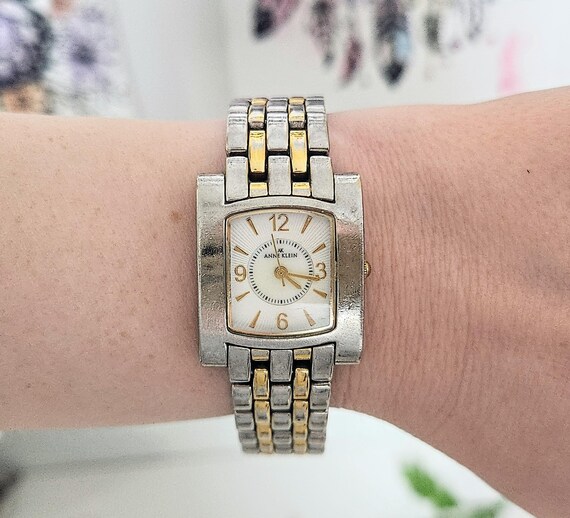 Anne Klein II Watch Womens 22mm Two Tone Gold Silver Quartz  display picture 3