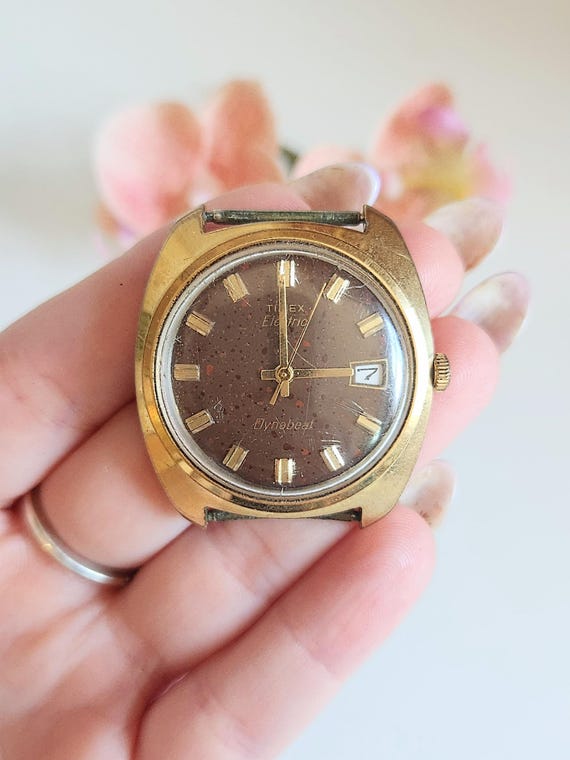 Timex Gold-Tone Electric Timepiece s-l400.jpg main image 2