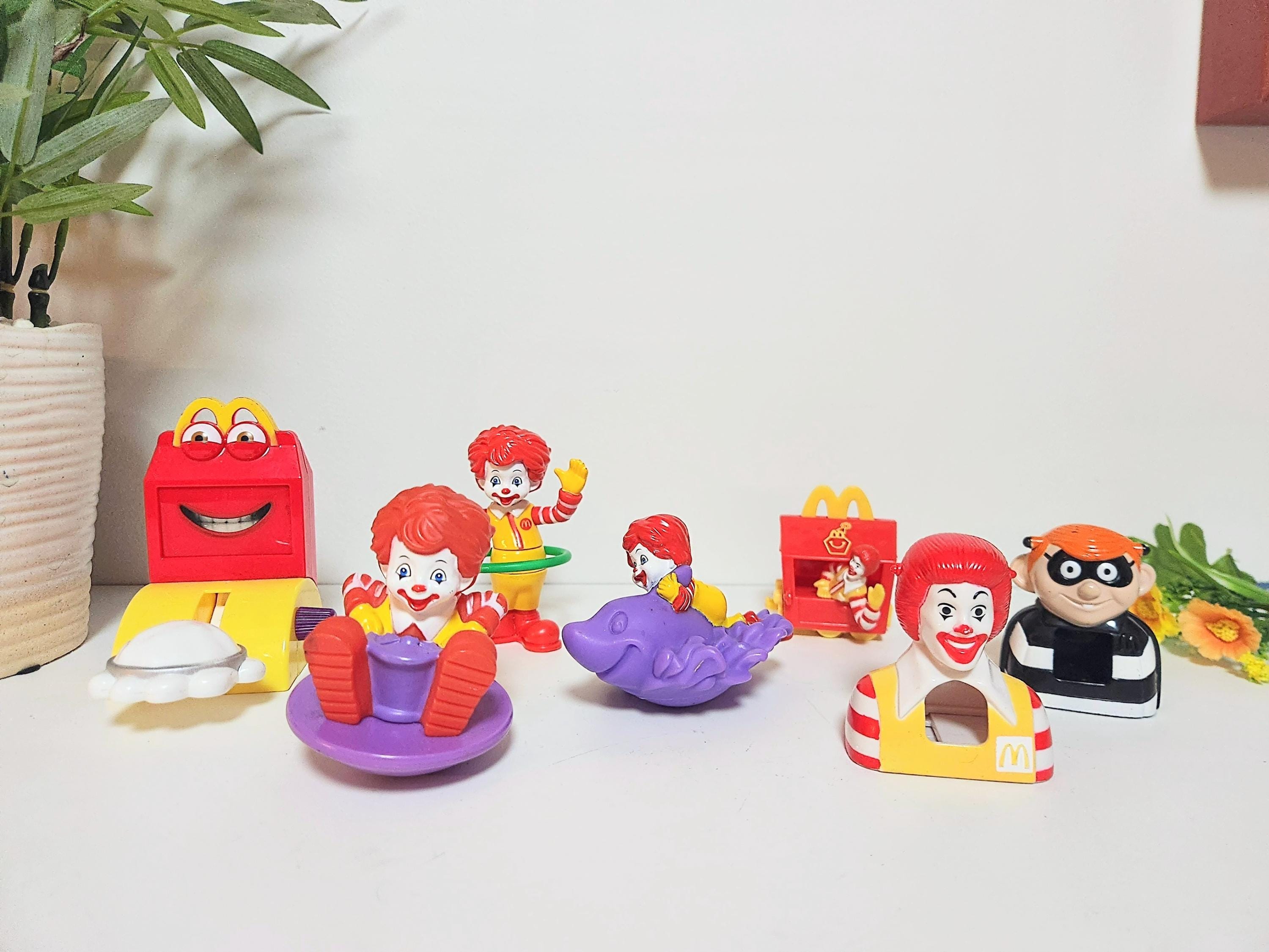 Rare Baby Ronald Mcdonald Happy Meal Toy Lot-set of 7 Figures