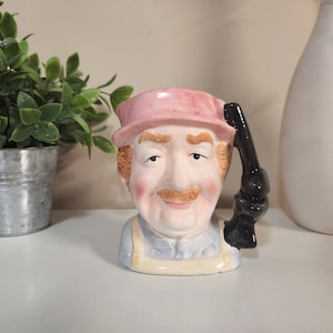 Mug vintage personnage Toby/Tobey - Visage fait/peint à la main