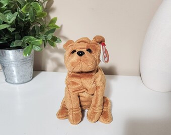 Ty Beanie Baby “Crinkles” the Shar-Pei! (5.5 inch)