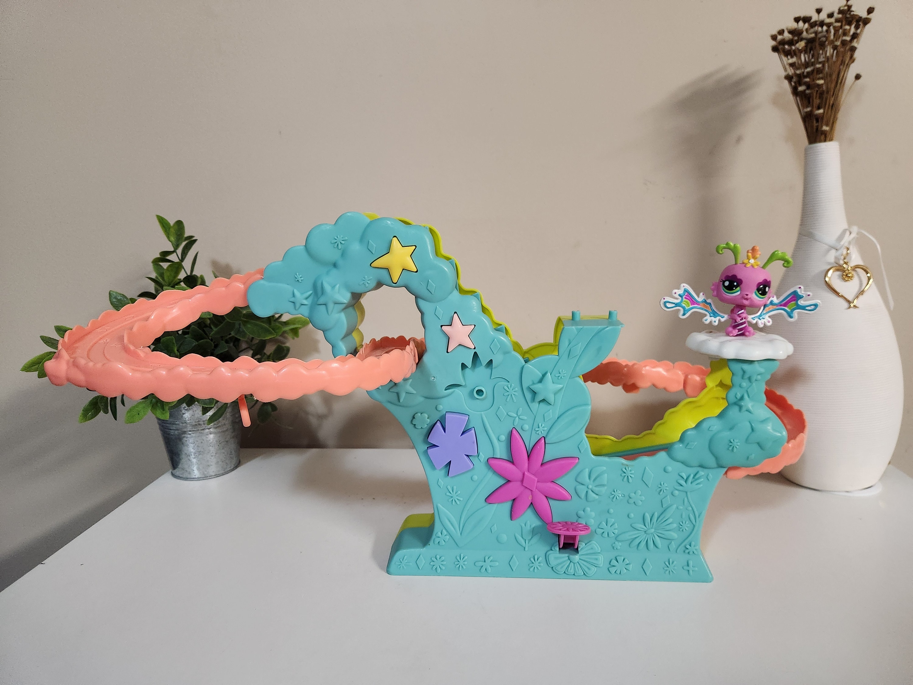Littlest Pet Shop Fairies Fairy Fun Rollercoaster Playset Play House Vintage Hasbro LPS 2795 Soaring Skies Fairy Etsy UK