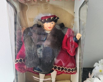 vintage Poupée Peggy Nisbet Poupée du roi Henry VIII neuve dans sa boîte