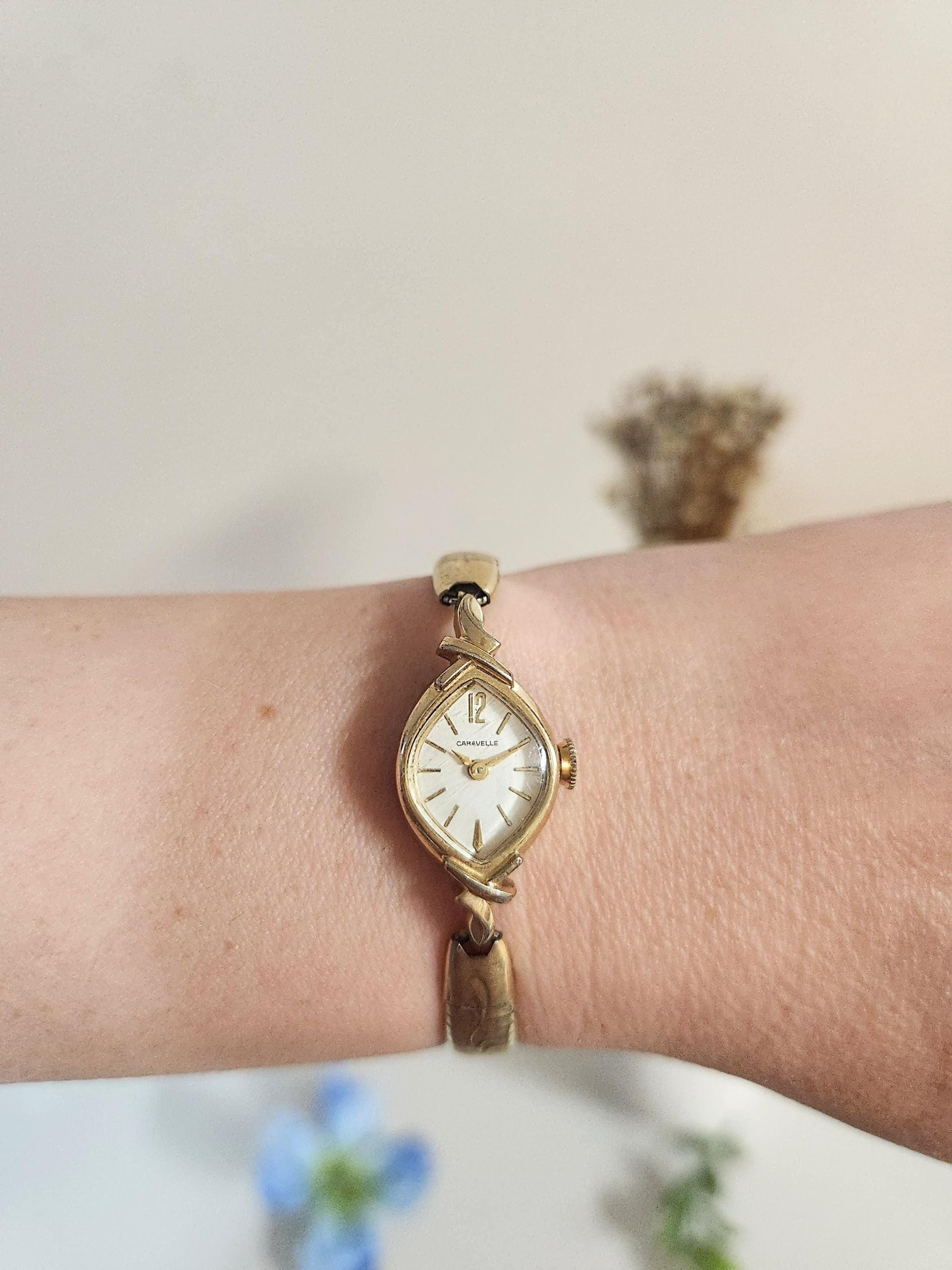 Wrist Watch Vintage Caravelle By Bulova Ladies Watch Vintage