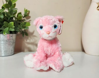 Ty Beanie Baby- Garofano Il Gatto Rosa - Peluche Vintage Menta (6 pollici)