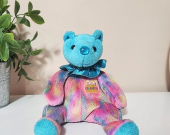 Ours de décembre l'anniversaire de Ty Beanie Baby - Ours en pierre de naissance turquoise (7 pouces)