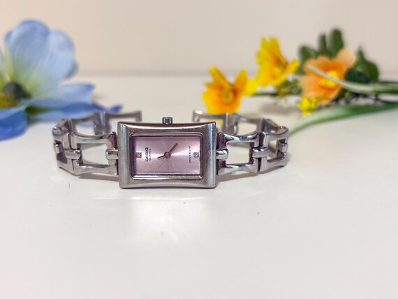 Women’s Casio Pink Rectangular Dial Stainless Ste… - image 6