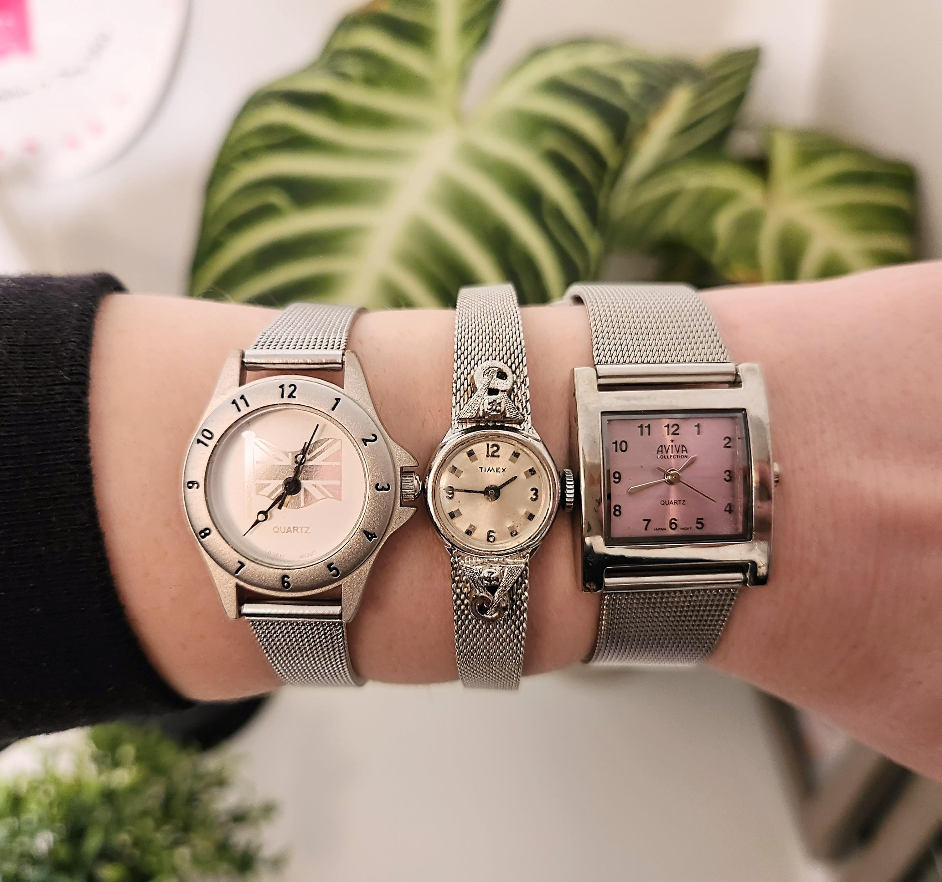 Lot De Montres Vintage Non Testées (mécaniques Et Quartz) - Occasion, Pour Collectionneurs Ou Pièces