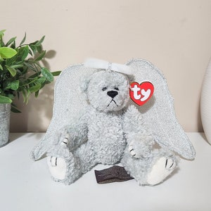 Ty Beanie Baby RARE Sterling the Angel Bear- 1993 Limited Edition Collectible