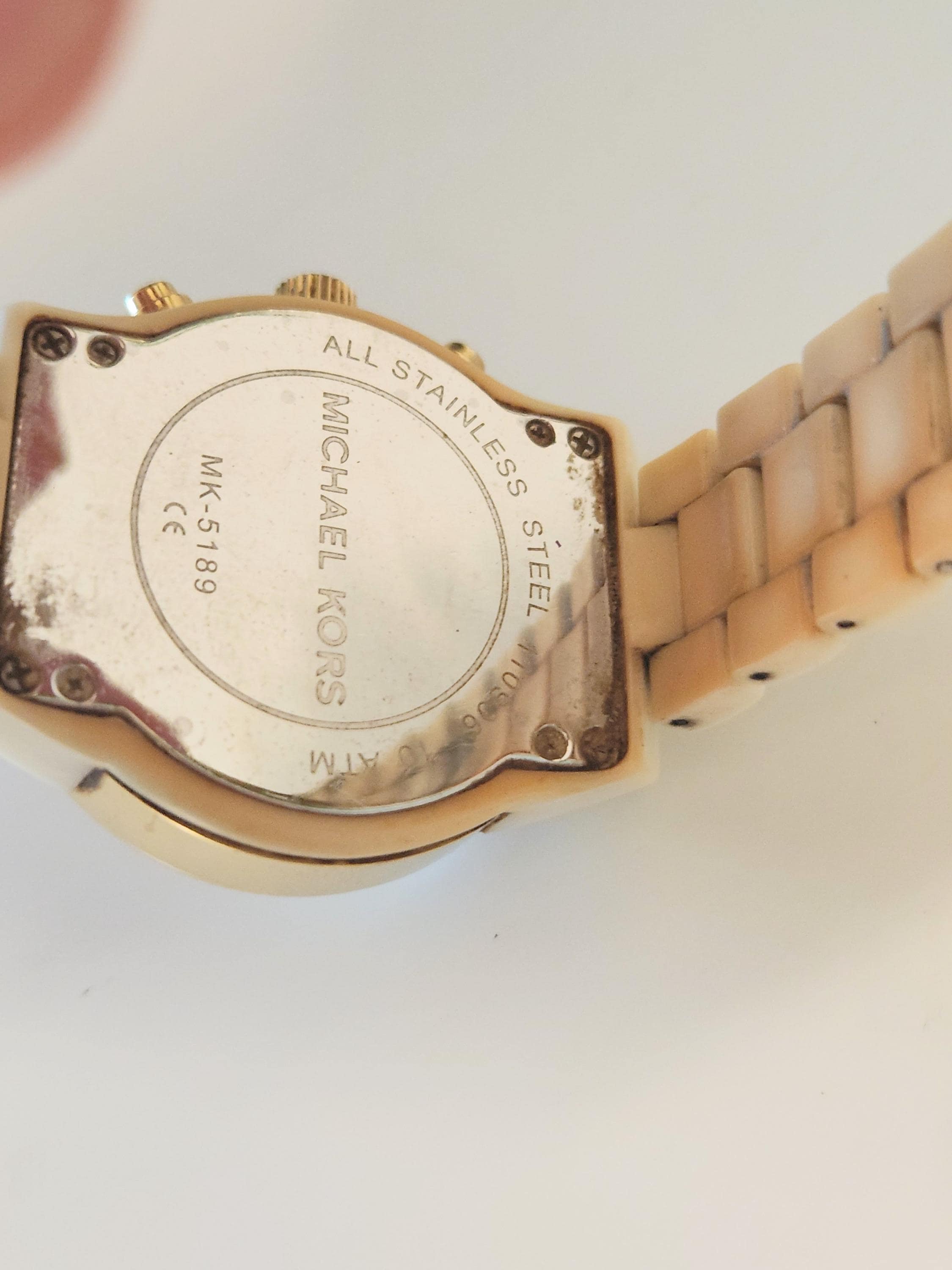 MK 5189 Designer Watch Crystal Rhinestones Day/date Ladies 