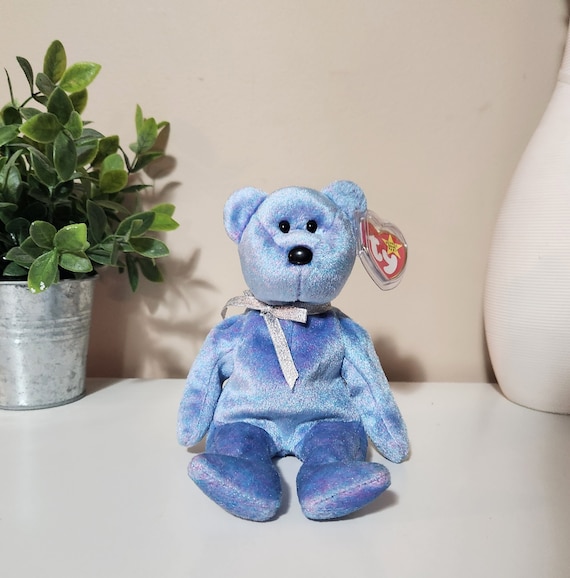 Ty Beanie Baby “clubby II” the Platinum Ty Club Bear Inch