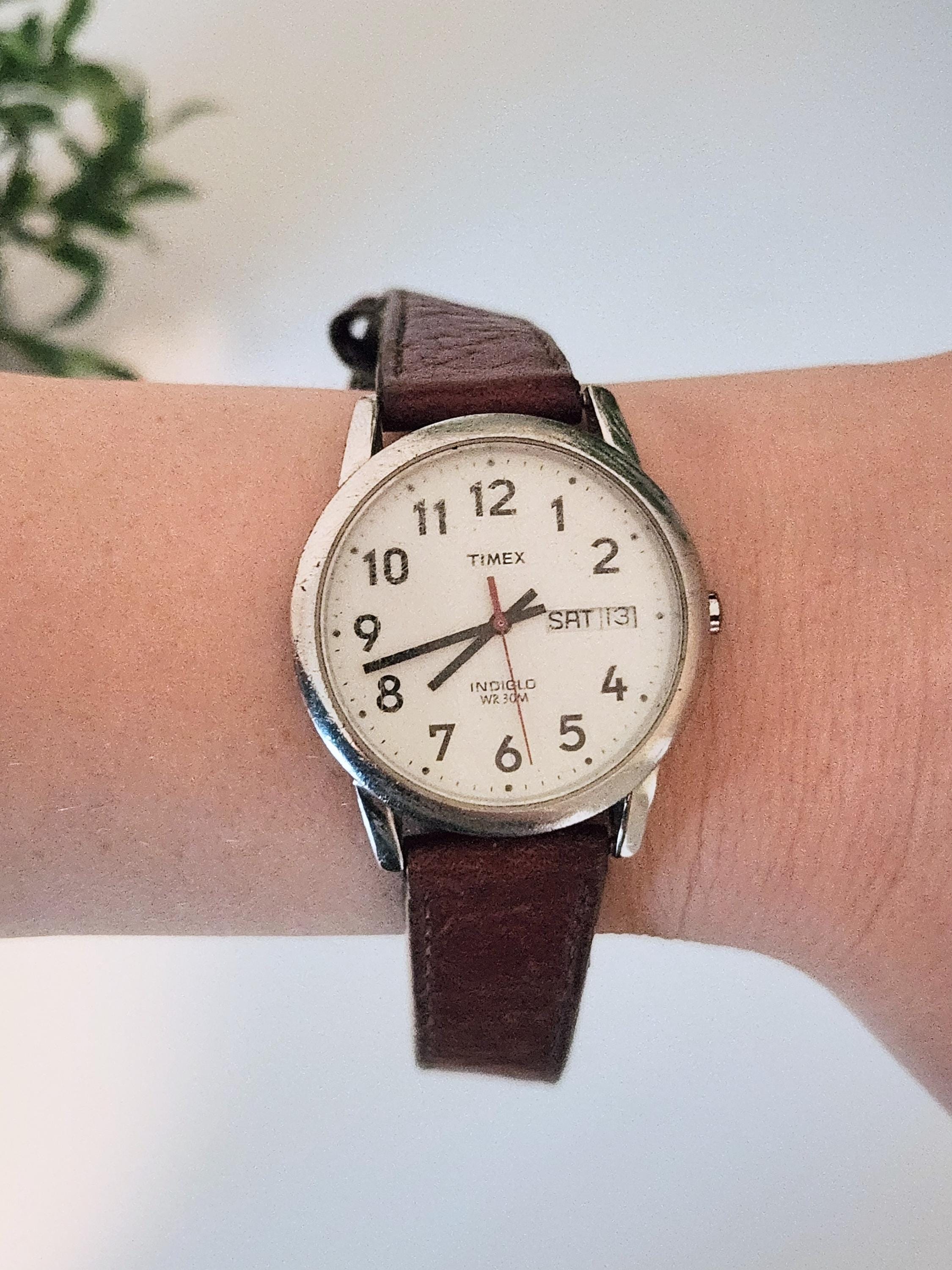 Timex day date indiglo sale