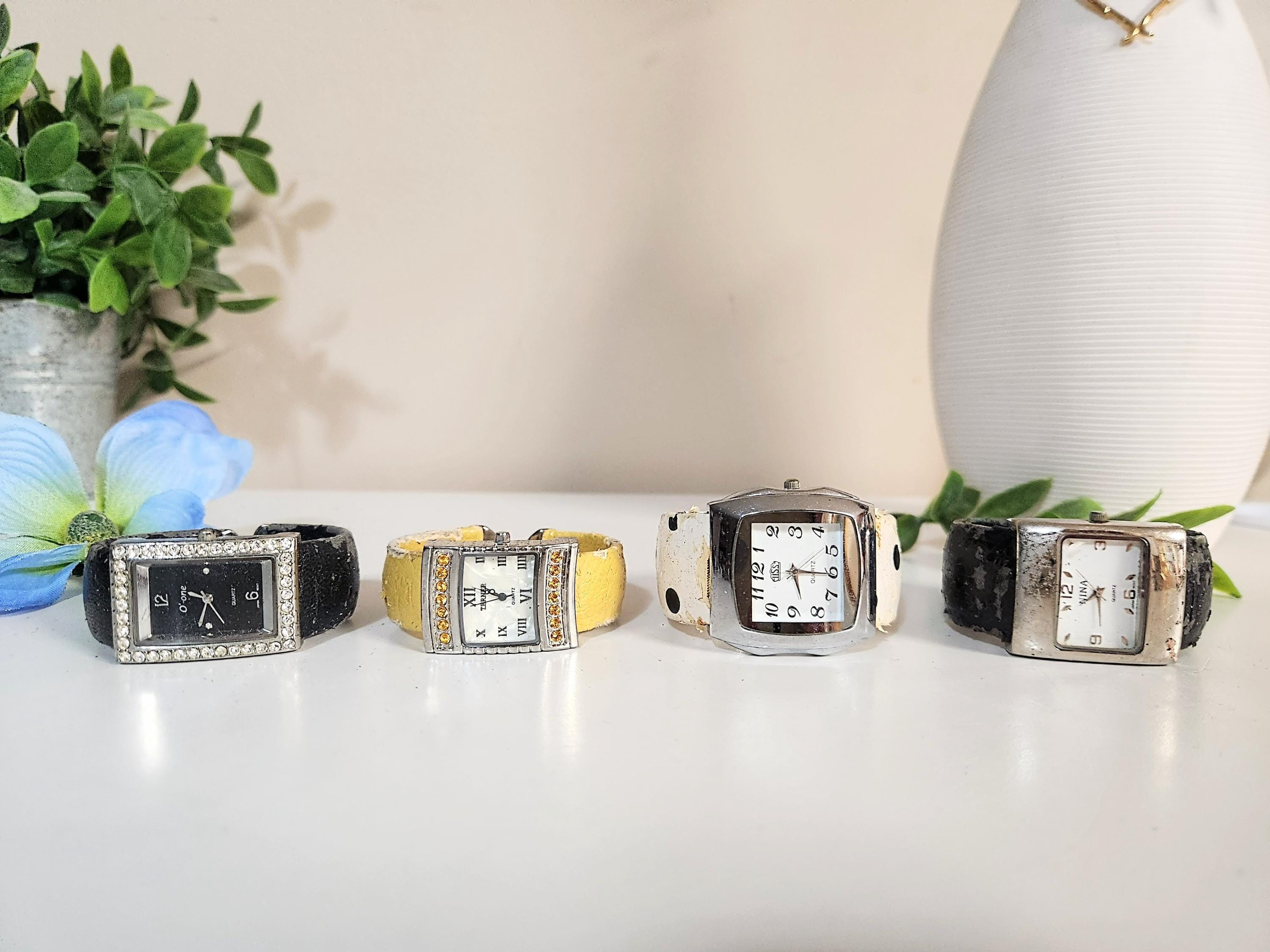 ヴィンテージ レディース クォーツ 腕時計 4個セット - シャビー