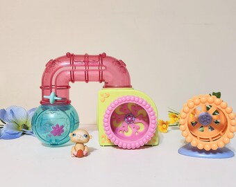 Littlest Pet Shop Hamster Hideout Playset W/ Movable Hamster