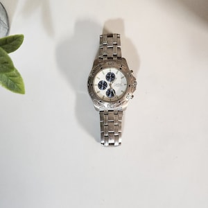 Vintage Men&#39;s Cardinal Chronograph Watch Panda Dial