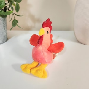 1993 Ty Teenie Beanie Babies &quot;Strut The Rooster&quot;