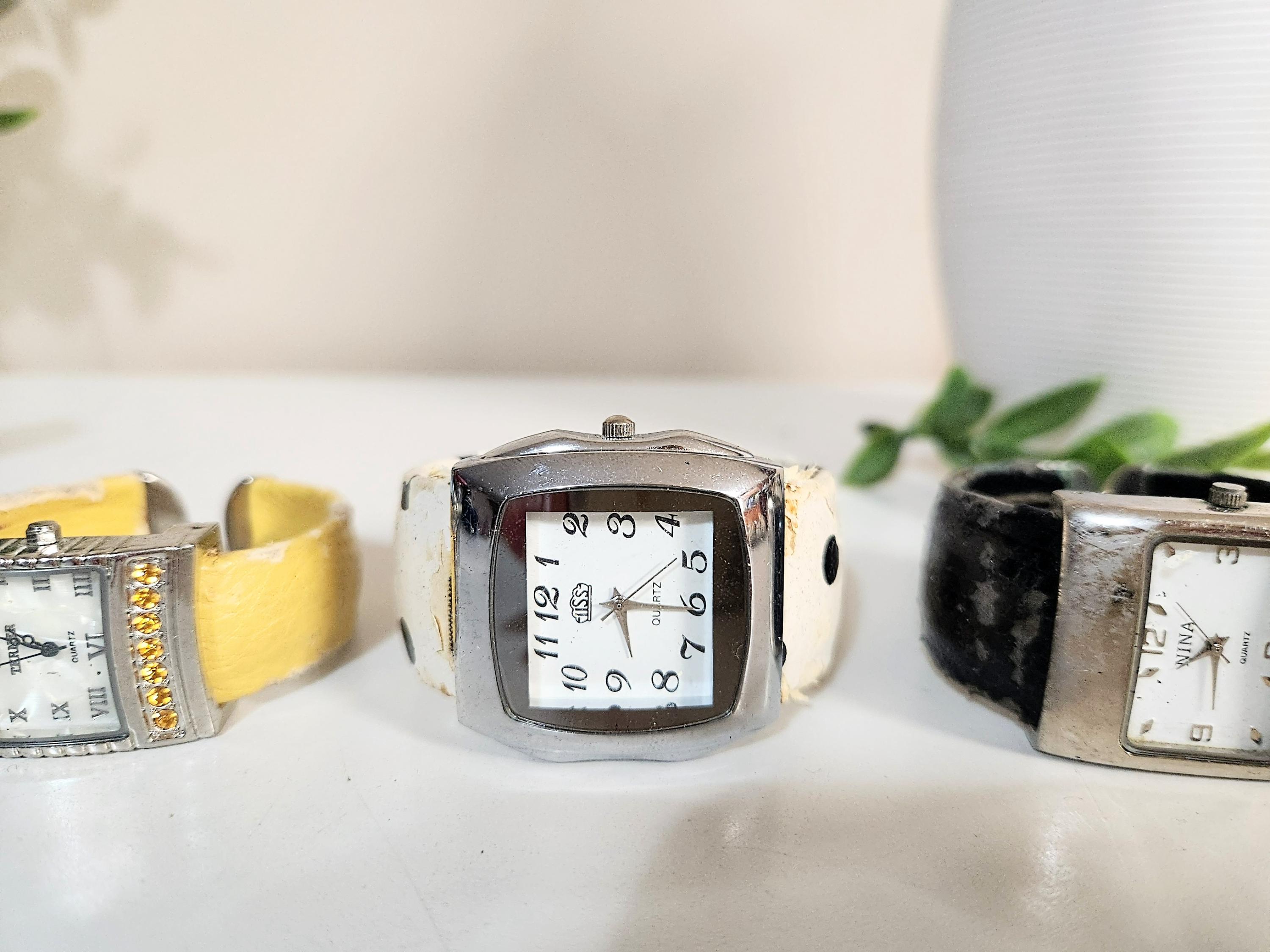 時計 クォーツ レディス　ビンテージ ヴィンテージ レディース クォーツ 腕時計 4個セット - シャビー