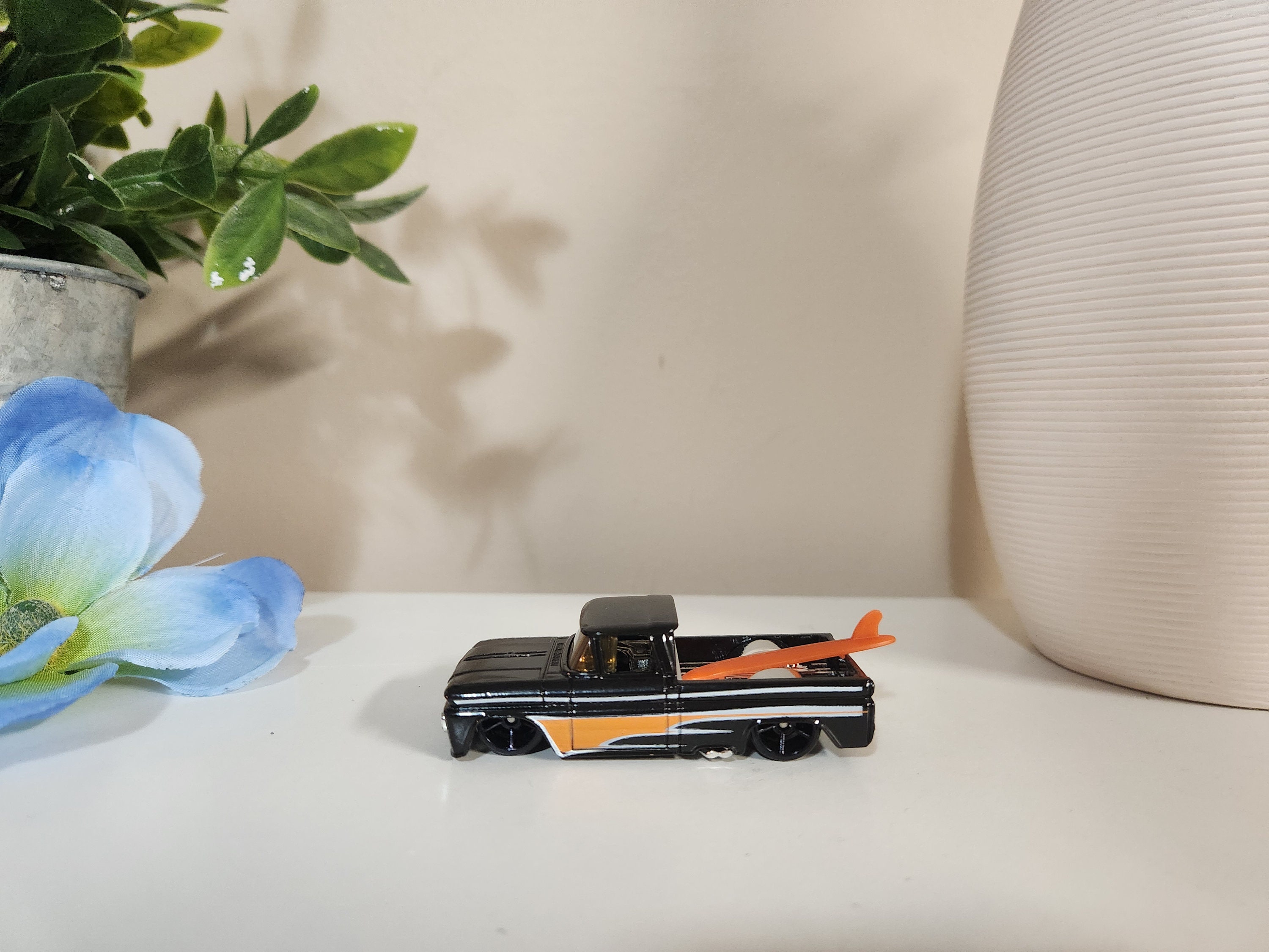 Hot Wheels Custom '62 Chevy W/ Surfboard in Bed of Truck - Etsy