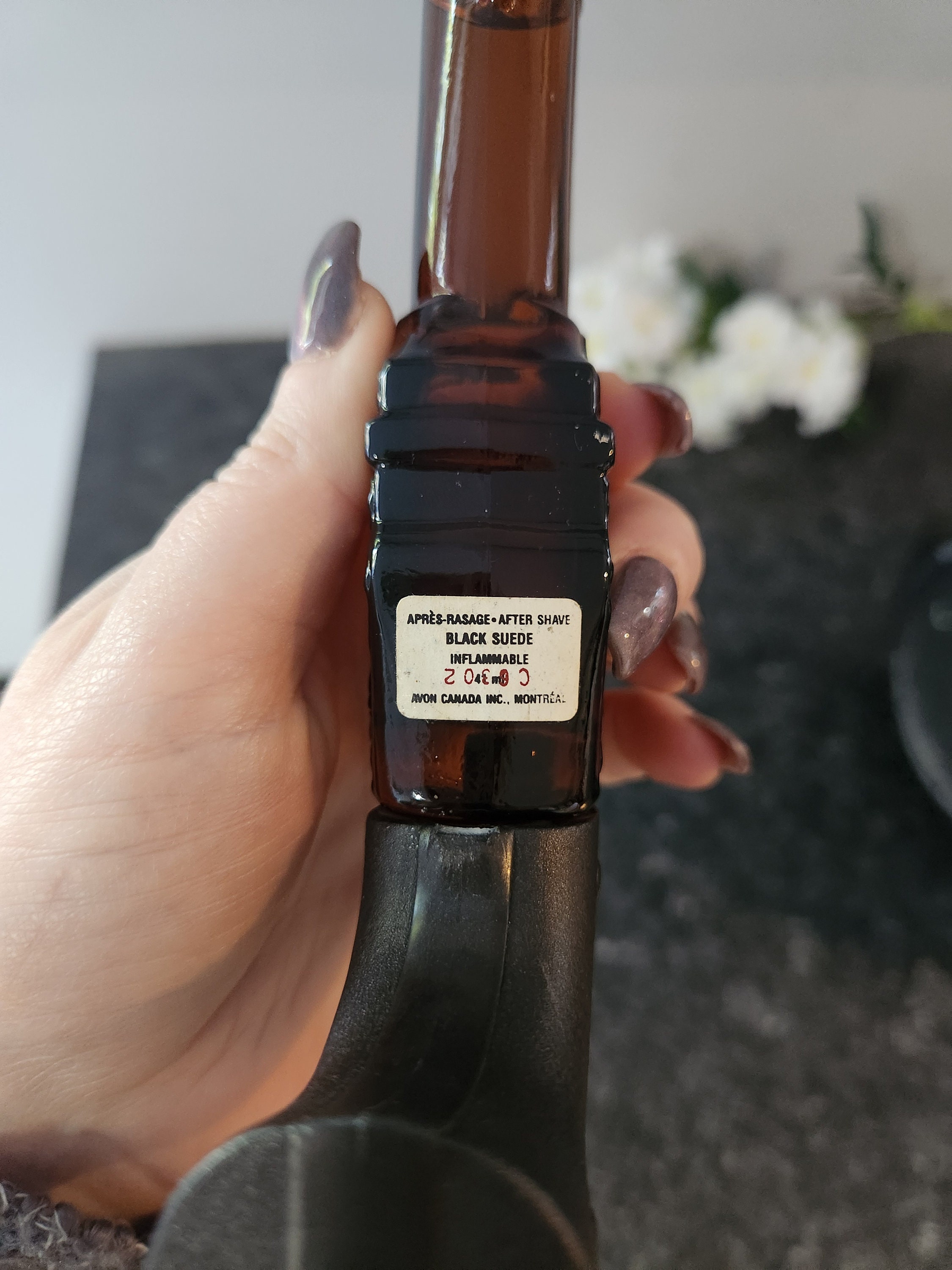 アメリカンヴィンテージ AVON 鍵のコロンボトル 香水瓶 カスタム品 ※難有 ヴィンテージ AVON・エイボン ガラスのベル コロンボトル・香水