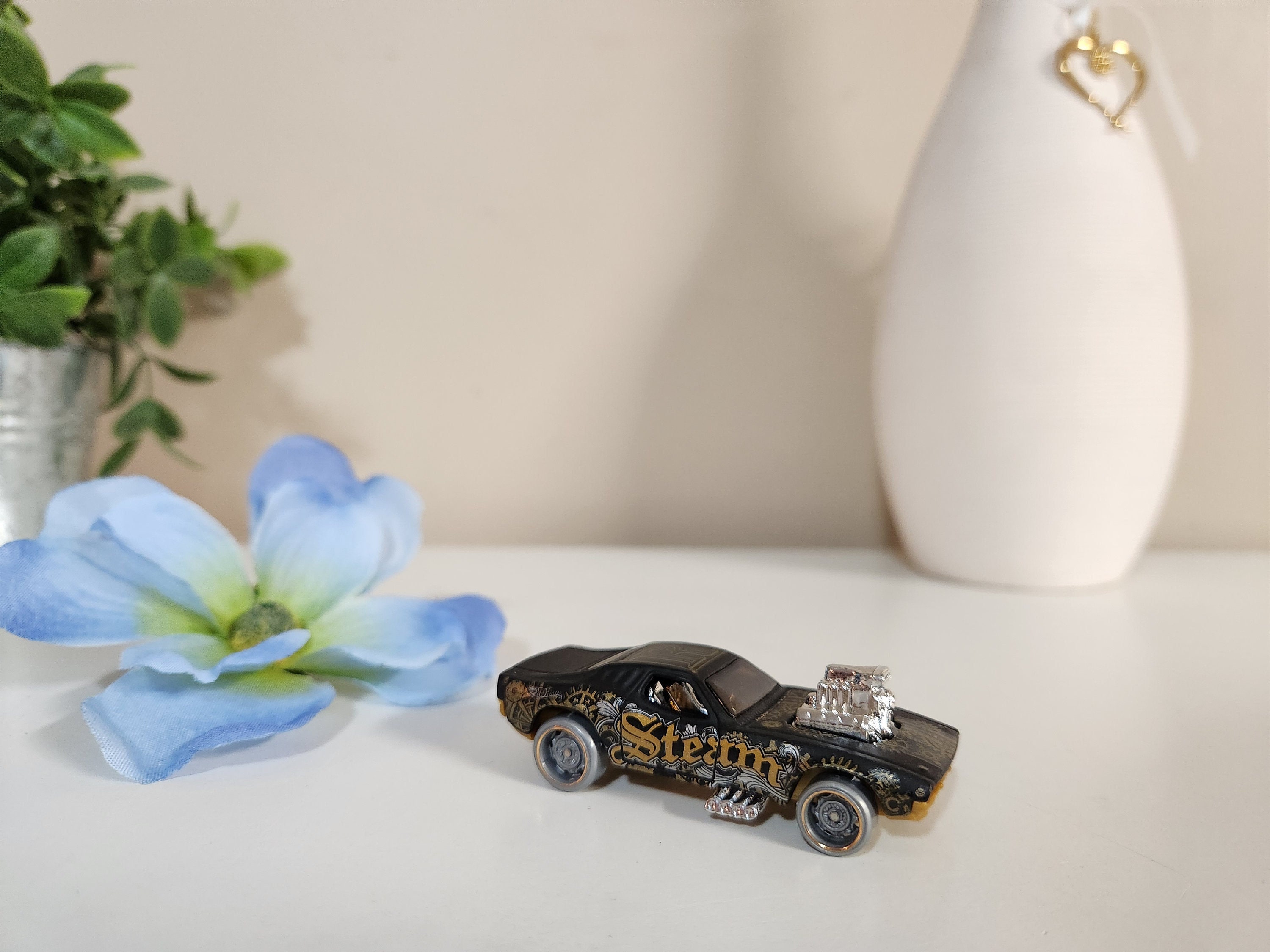 Hot Wheels 1970 Rodger Dodger Steam Punk Gold Lined Wheels Malaysia Etsy UK