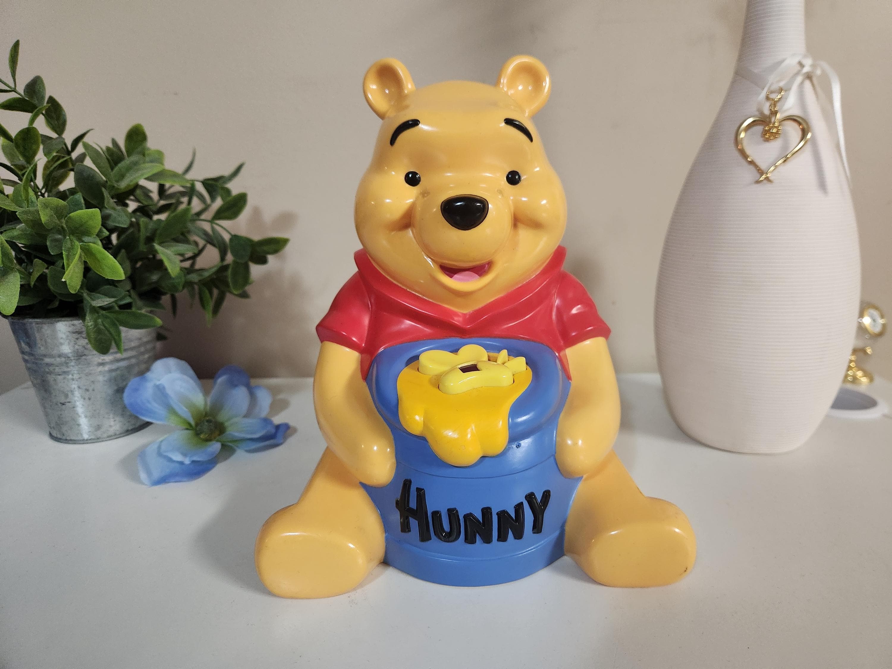 1998 Vintage Winnie the Pooh Honey Pot Hop Toy | Milton Bradley