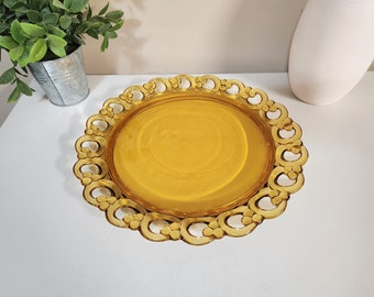 レアな1930年代製、チェリーのアンティーク花瓶フロストガラス