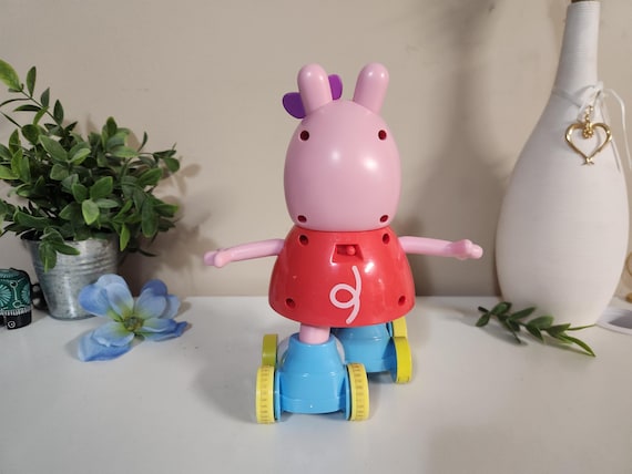 Peppa Pig Disco Roller Skating Doll Pull and go Action 11 Inch Figure Preschool Toys Girls Boys Toddler Baby lights Up Speech Music Etsy UK