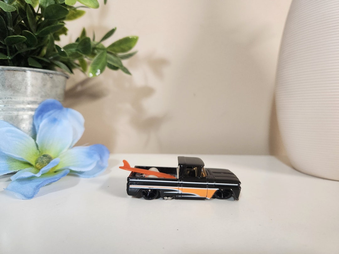 Hot Wheels Custom '62 Chevy W/ Surfboard in Bed of Truck - Etsy