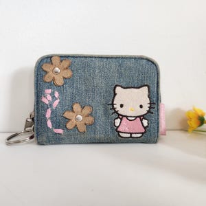 Cartera vaquera vintage rara de Hello Kitty