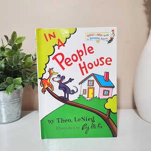 Vintage In a People House Hardcover-Kinderbuch - Vintage Buch Dr. SUESS