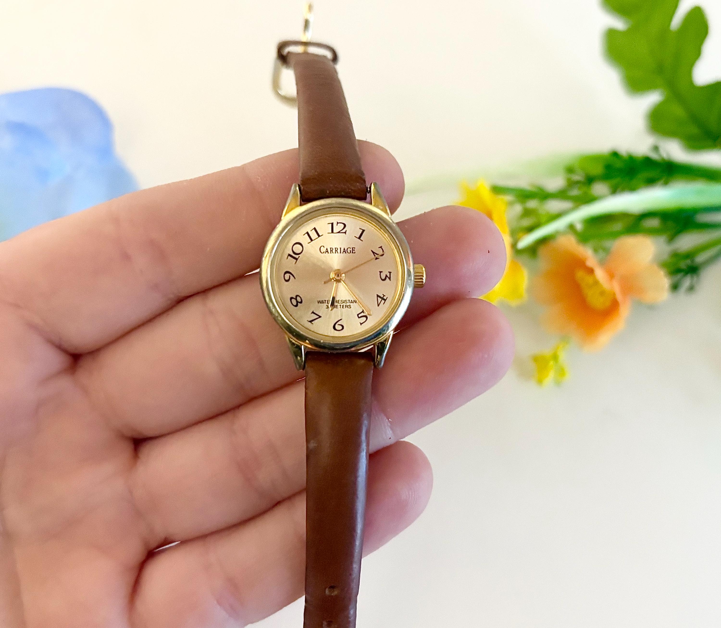Carriage by Timex Vintage Ladies Broken Watch For Parts Or Repair Timex Carriage Women main image 3