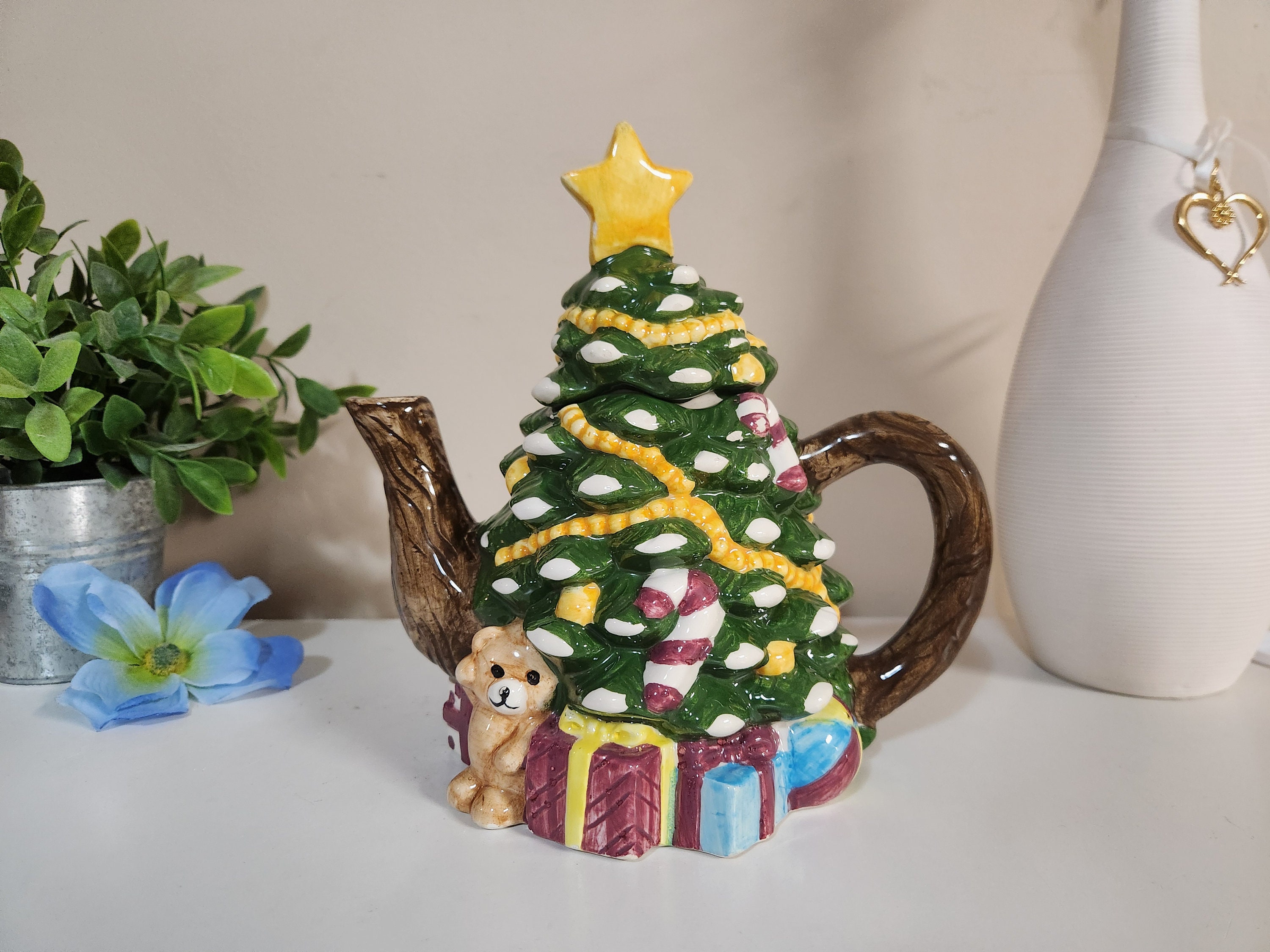 Spode christmas tree teapot - Etsy 日本