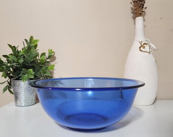 Vintage Pyrex Glass Cobalt Blue Nesting Mixing Bowl 325