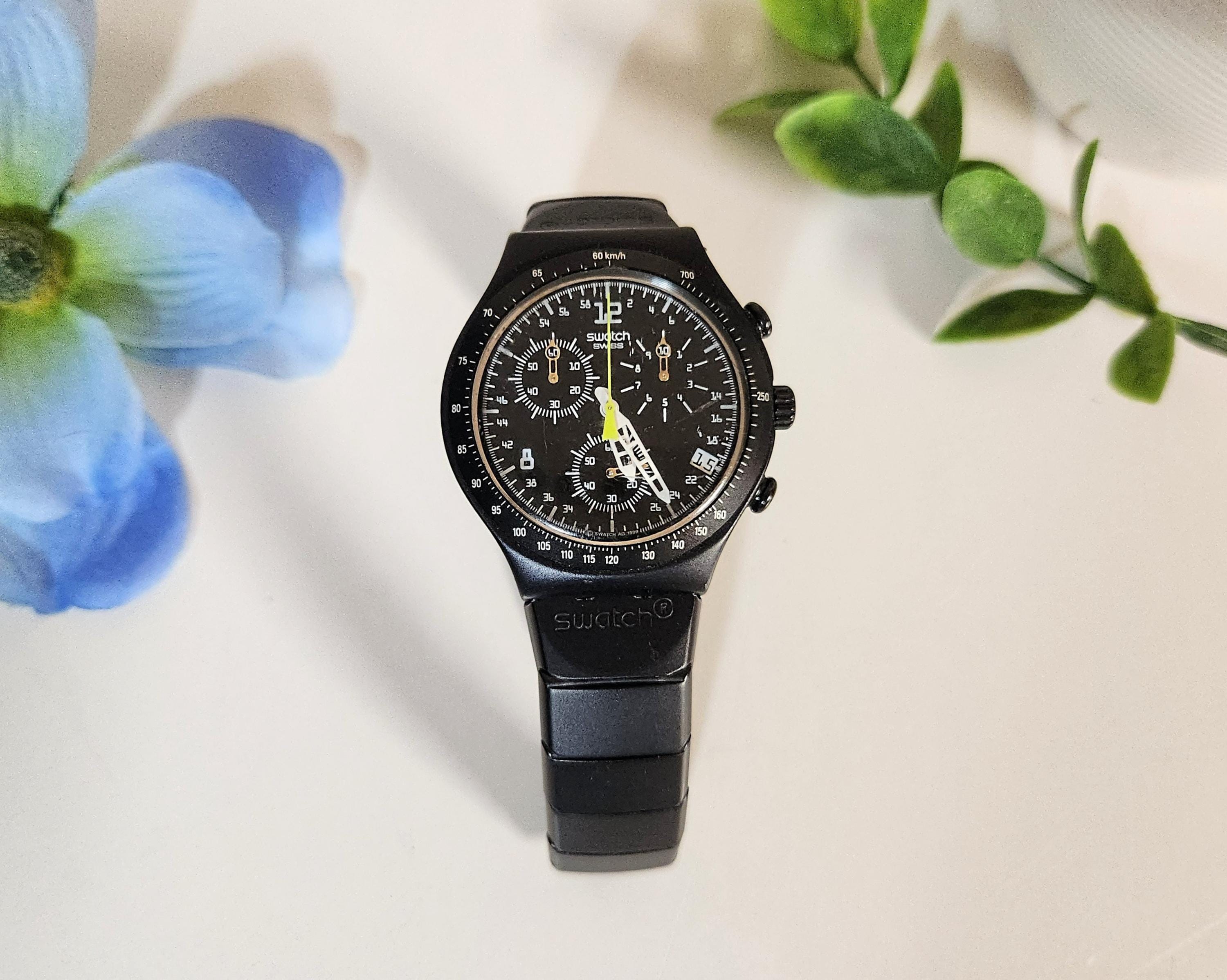 RESERVED - Chronograph SWATCH IRONY 4 Jewels Wristwatch RESERVED - Chronograph SWATCH IRONY 4 Jewels Wristwatch