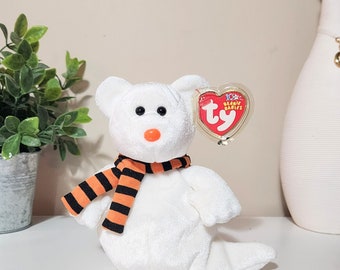 Ty Beanie Baby « fait carquois » l'ours fantôme ! (6,5 pouces)