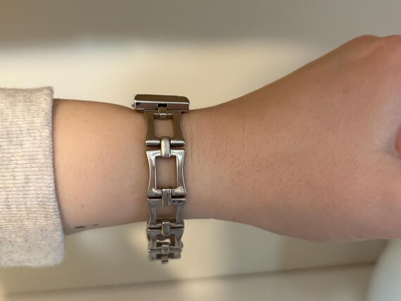 Women’s Casio Pink Rectangular Dial Stainless Ste… - image 2