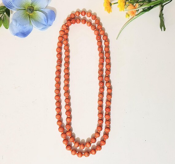 Collier Fantaisie Perles Vintage - Style Rétro - Bijou Ancien Occasion