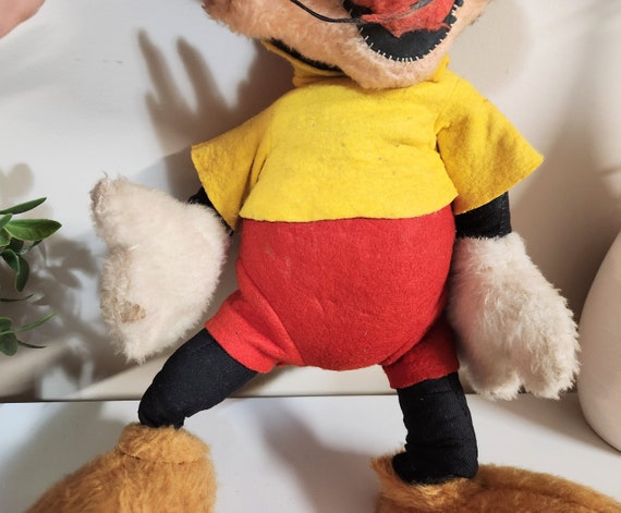 ヴィンテージ ミッキーマウス ぬいぐるみ / イエロートップ レッド