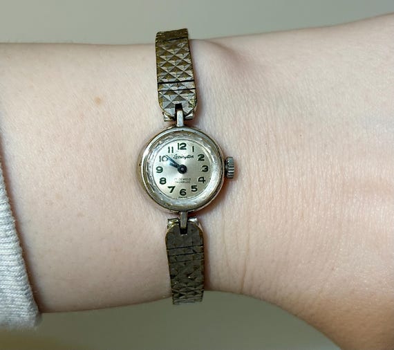 Montre-bracelet Vintage Pour Femme Lanco 17 Rubis Incabloc - Occasion élégante