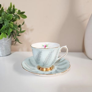 Vintage 1950s Royal Albert Rosamund Fine Bone China Tea Cup & Saucer Vintage Replacement China Teacup Collector Birthday Christmas Gift